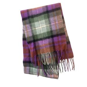 House of Scotland 100% lambswool plaid scarf wrap